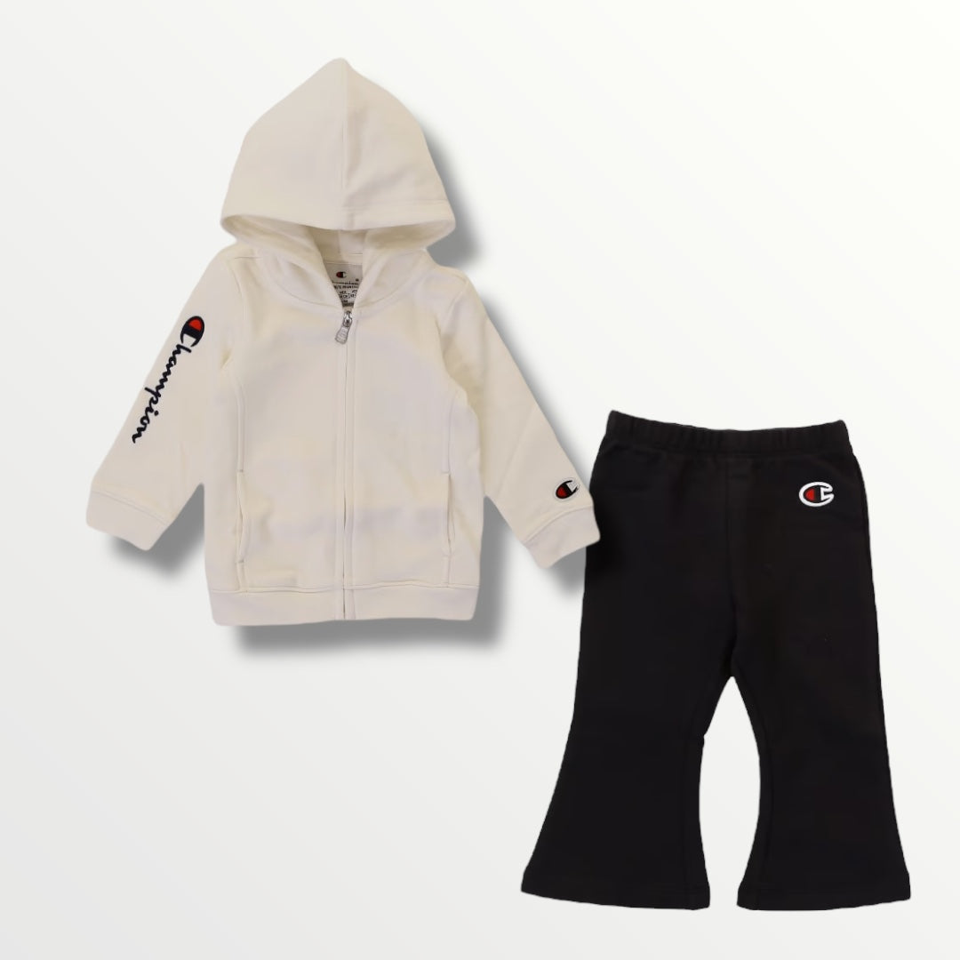 Tuta Champion con zip e leggins a zampa